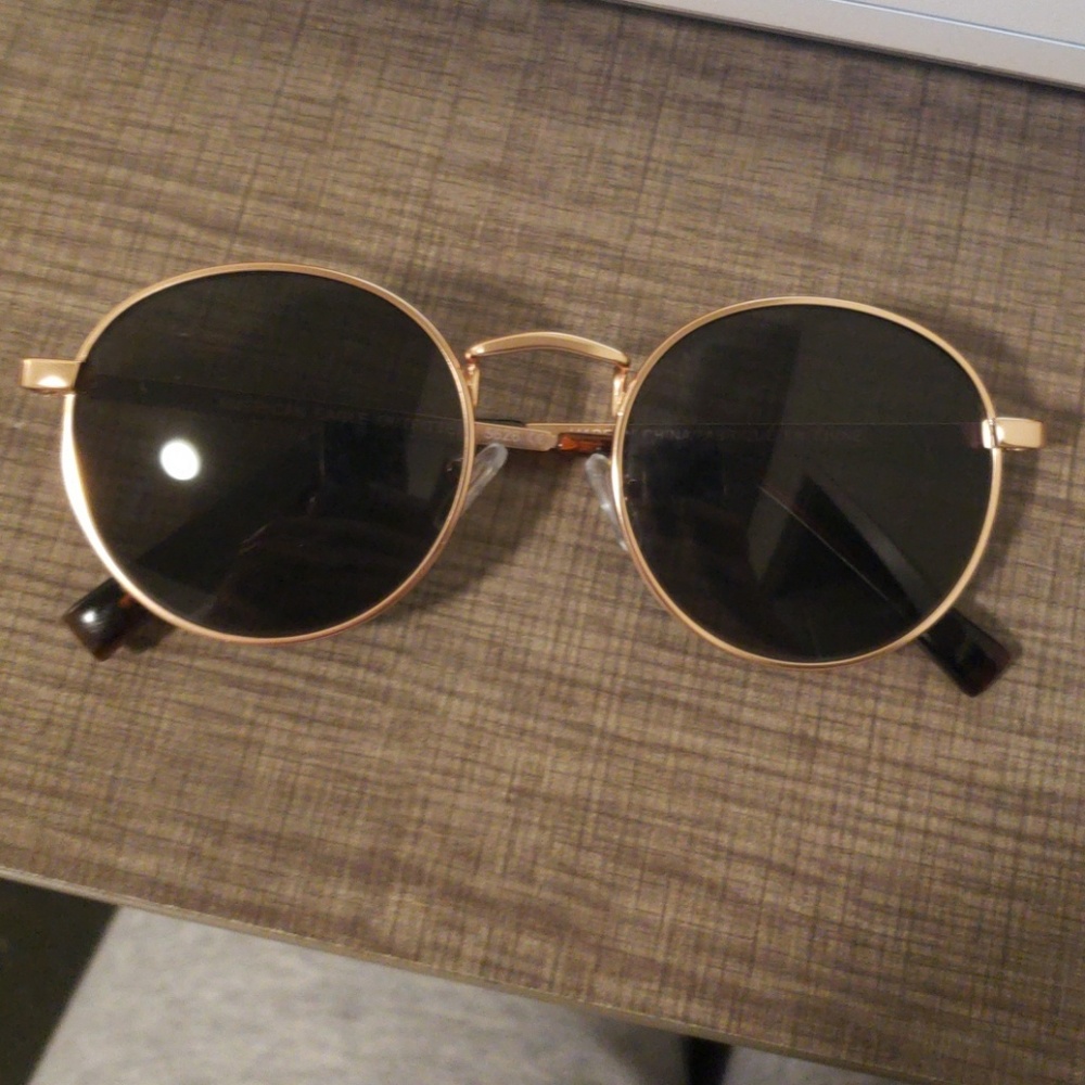 American Eagle Gold Round Sunglasses